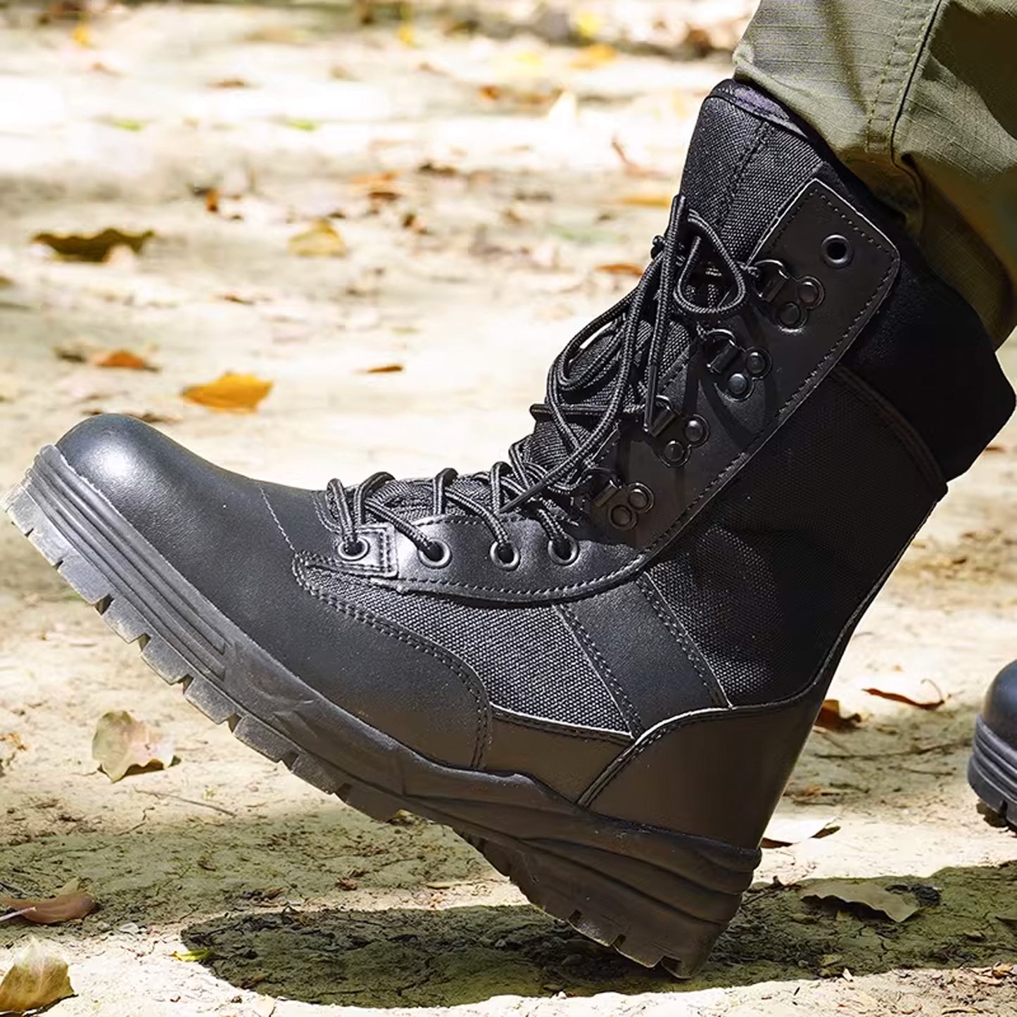 Leather Oxford Safety Waterproof Outdoor Boots For wolf winter warm high top work