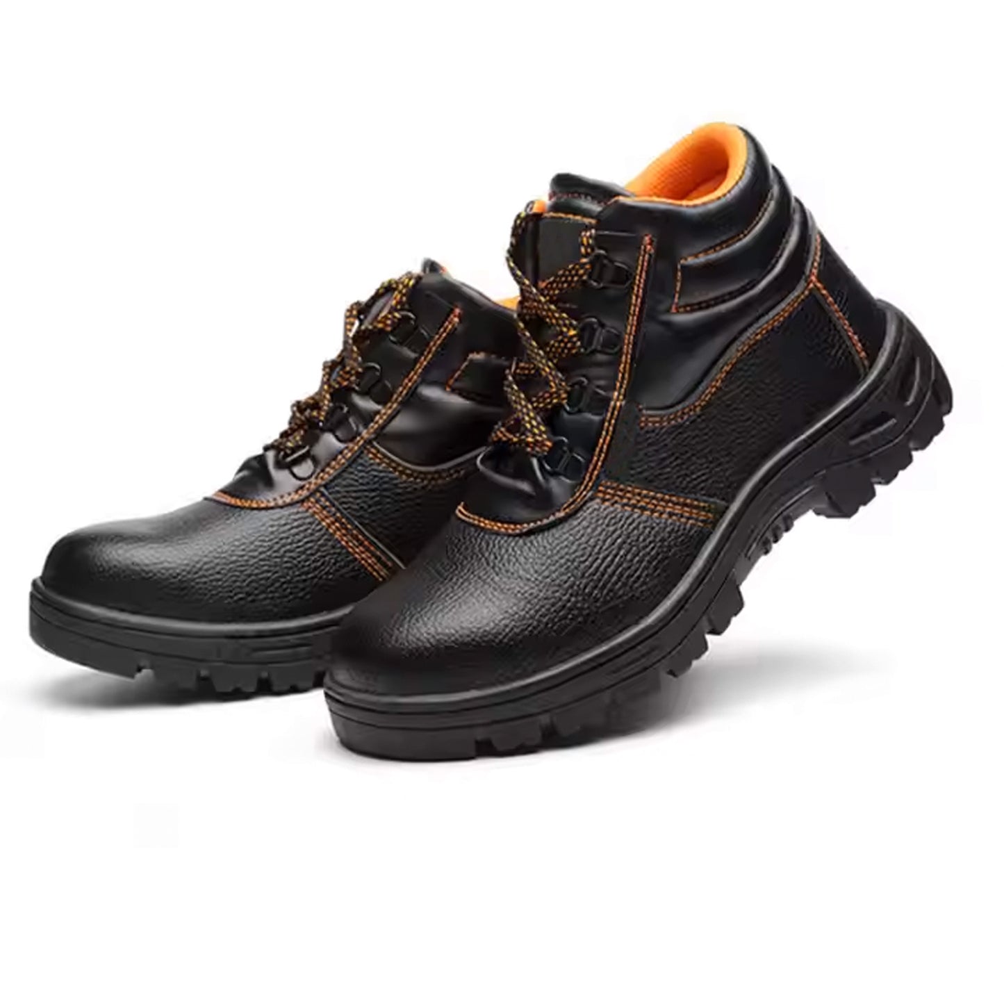 Anti-Static Steel Toe Cap Construction Work Safety shoes Anti-smashing Anti-stab wear resistant and Anti-skid waterproof and oil-proof