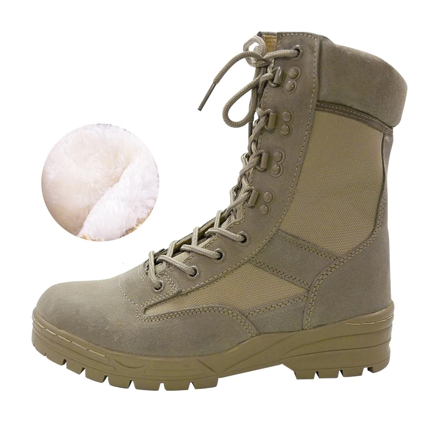 Leather Oxford Safety Waterproof Outdoor Boots For wolf winter warm high top work