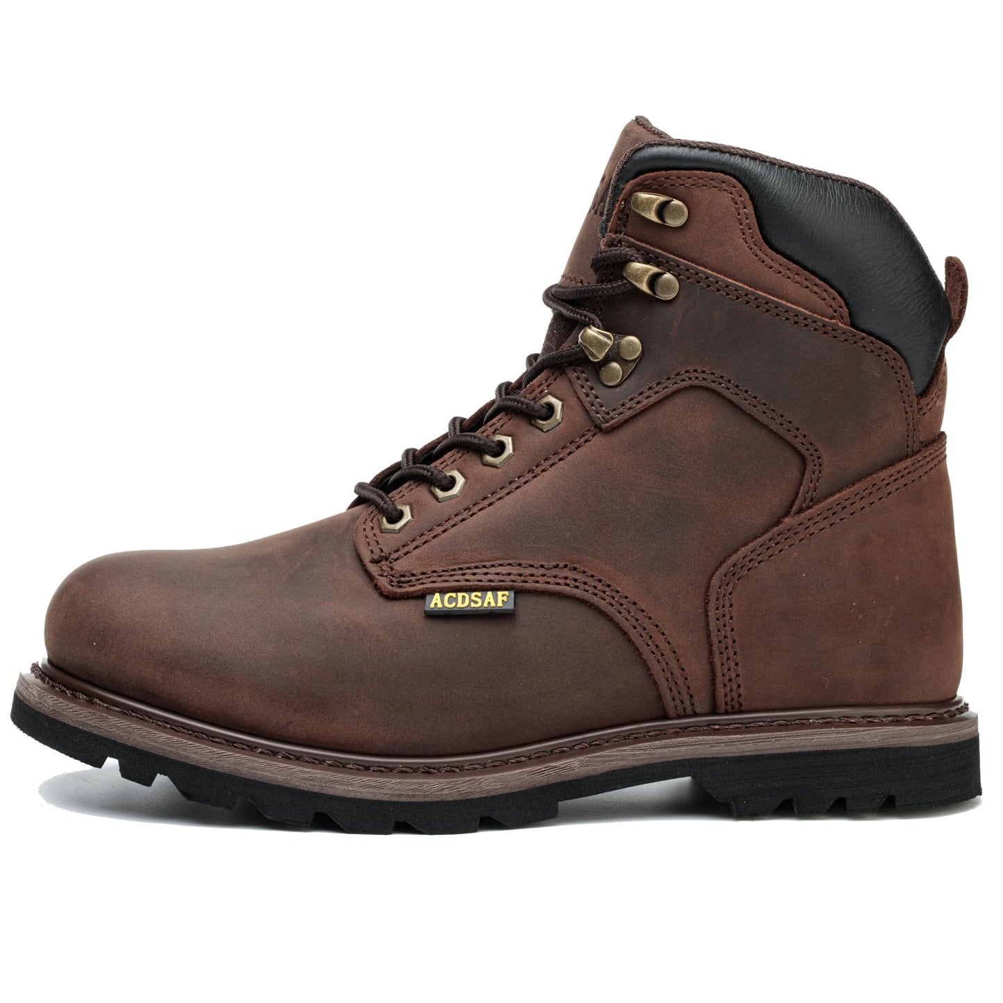 Work Boots for Men Waterproof Comfortable Anti-Fatigue Soft Toe Working Shoes Slip Resistant Construction Safety Work Boots
