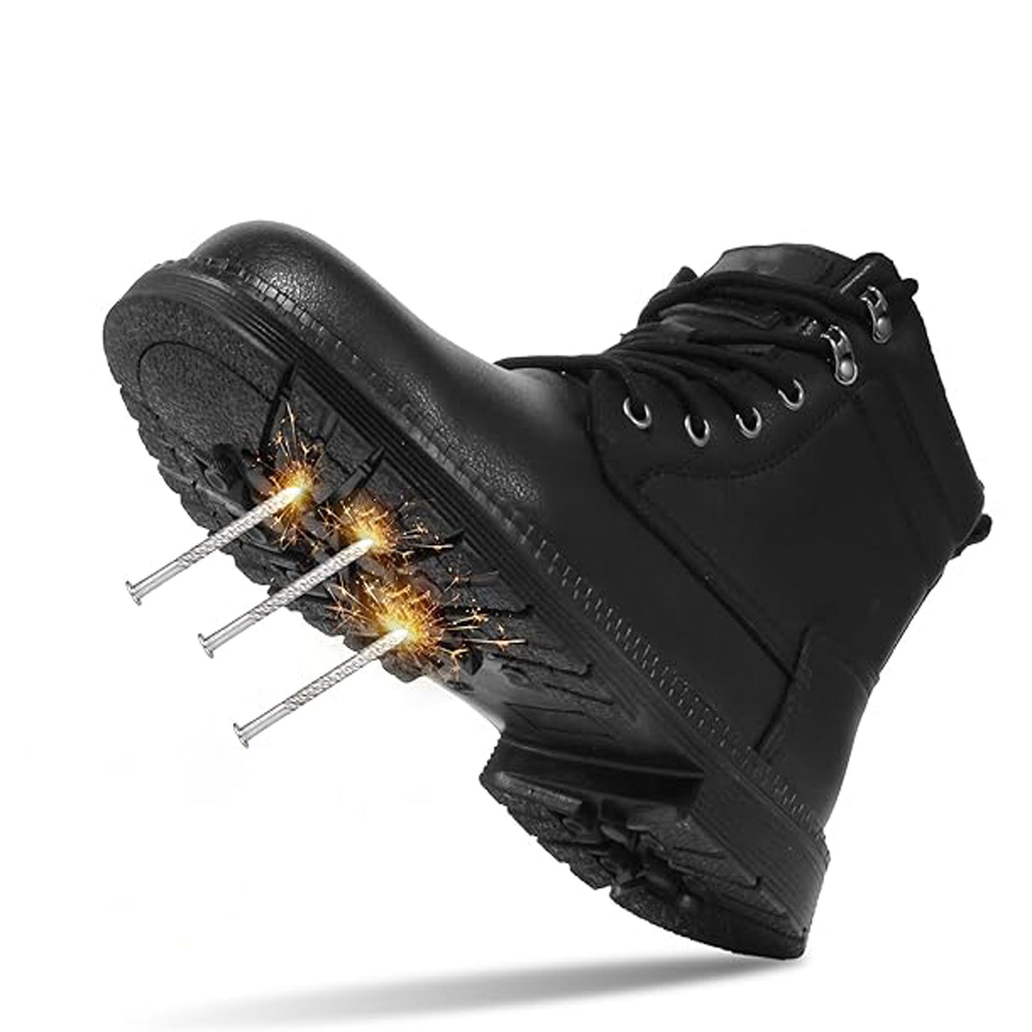 Men's Steel Toe Boots Women's Safety Waterproof Work Boots