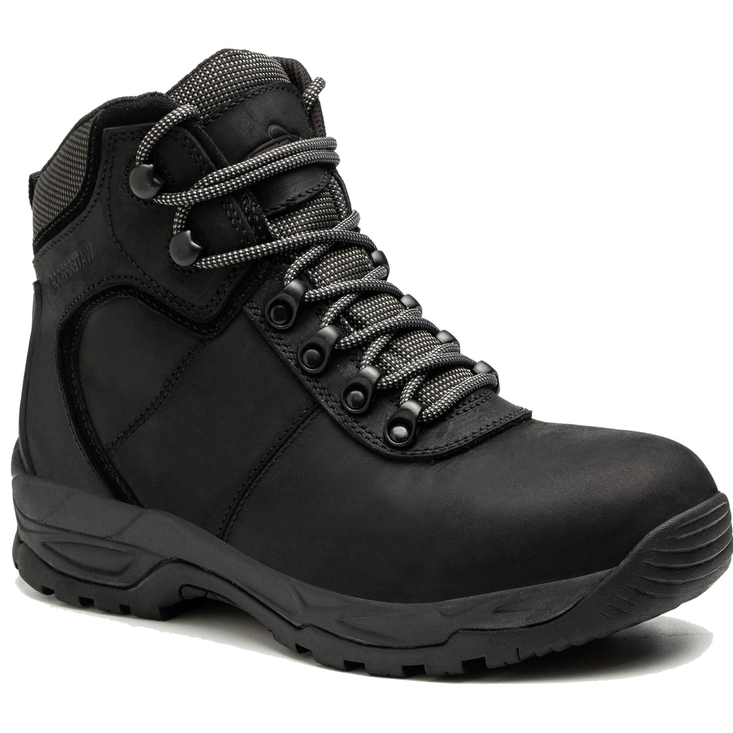 Waterproof Hiking Boots for Men, 6" Comfortable Soft Toe Shoes Mid Non Slip Hiking Shoes Outdoor Travel Shoes Leather Hiking Backpack Boots